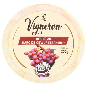 Maison Fischer Le Vigneron Affine Au Marc de Gewurztraminer Cheese 200g - buy, prices for WINETIME - photo 2