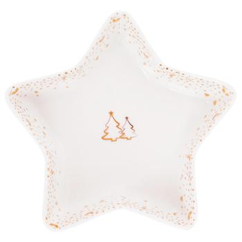 Bona Di Winter's Tale Porcelain Star Shaped Plate 17.5cm - buy, prices for WINETIME - photo 1