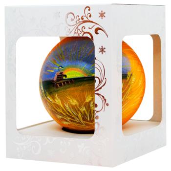 Шар ёлочный Різдвяні Історії Ланы широкополые 12см