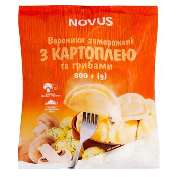 Вареники Novus с картофелем и грибами 800г