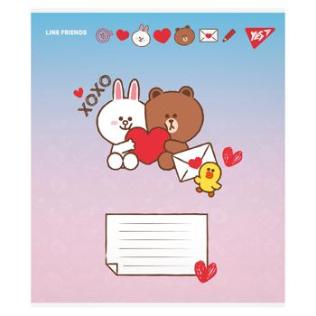 Yes Line Friends Love Letter Lined Notebook А5 12 sheets - buy, prices for - photo 3