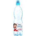 Вода негазована Карпатська Джерельна мінеральна спорт 0,5л