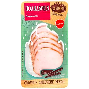 Полендвица из свинины Глобино Из печи варено-копченая высший сорт нарезка 100г