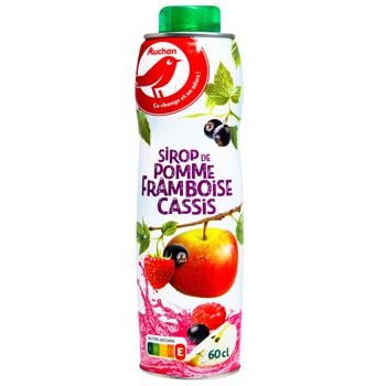 Auchan Apple-currant-raspberry Syrup 0.6l - buy, prices for Auchan - photo 1