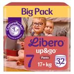 Підгузки-трусики Libero Up&Go 7 17+кг 32шт