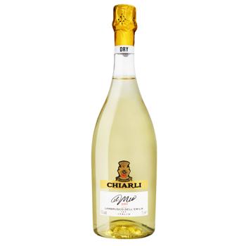 Вино игристое Chiarli Lambrusco Dry белое сухое 10% 0,75л - купить, цены на Идеал - фото 1