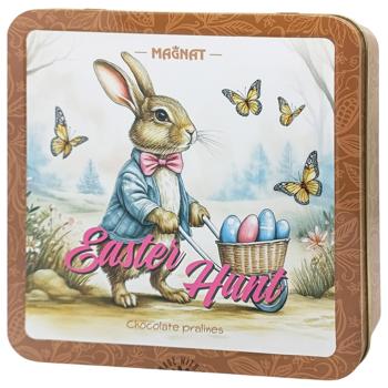Цукерки Magnat Easter Hunt Праліне з молочного шоколаду з молочною начинкою 160г - купити, ціни на КОСМОС - фото 2