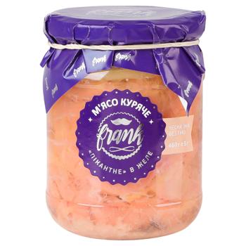 Frank Canned Chicken Meat Stew Homemade 460g - buy, prices for Biotus - photo 1