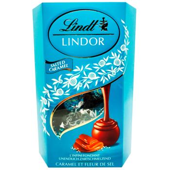 Конфеты Lindt Lindor соленая карамель 200г