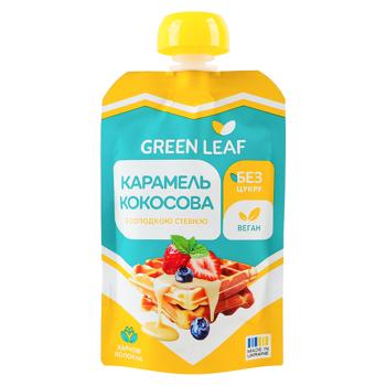 Карамель Green Leaf кокосова з солодкою стевією 90г - купити, ціни на КОСМОС - фото 1