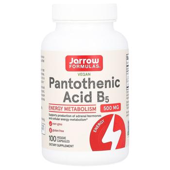 Jarrow Formulas Pantothenic Acid 500mg 100 capsules