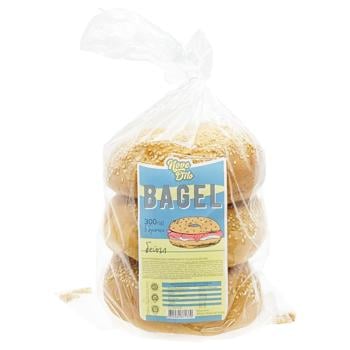 Булка Нове Діло Бутербродная Бейгл с кунжутом 300г
