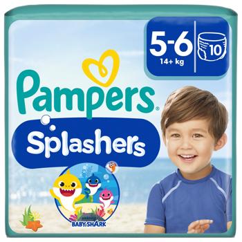 Pampers Splashers Junior Diapers-Panties for Swimming 5-6 14+kg 10pcs - buy, prices for - photo 2