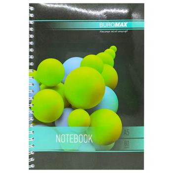 Buromax Sphere A5 Squared Notebook 80 Sheets Turquoise - buy, prices for Chudo Market - photo 1