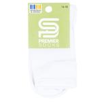 Шкарпетки дитячі Premier Socks рубчик без малюнку р.16-24 білий