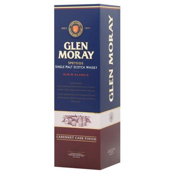 Віскі Glen Moray Cabernet Cask Finish 40% 0,7л - купити, ціни на WINETIME - фото 2