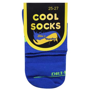 Шкарпетки Cool Socks унісекс середні р.25-27 синій - купити, ціни на - фото 1