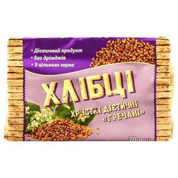 Хлебцы Лавка Здоровья хрустящие гречневые 70г - купить, цены на Чудо Маркет - фото 1