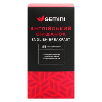 Чай черный Gemini Английский завтрак 2г*25шт - купить, цены на Auchan - фото 3