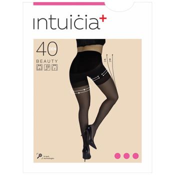 Колготки Intuicia Beauty 3109 40 Den L-XL р Black - купить, цены на Auchan - фото 1