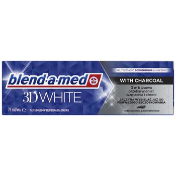 Blend-a-Med 3D White Toothpaste with Charcoal 75ml - buy, prices for COSMOS - photo 2