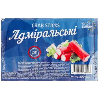 Крабовые палочки Vici Адмиральские замороженные 250г - купить, цены на Эпицентр FOOD - фото 1