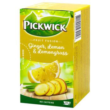 Чай фруктово-травяной Pickwick Имбирь-лемонграсс 2г*20шт