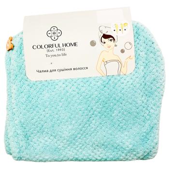 Чалма Colorful Home микрофибра 25х65см - купить, цены на Восторг - фото 1