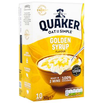 Quaker Golden Syrup Instant Oatmeal 36g x 10pcs - buy, prices for METRO - photo 2