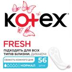 Прокладки ежедневные Kotex Fresh Normal 56шт