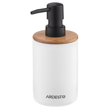 Набор для ванной комнаты Ardesto Minimalism белый 3 предмета 360мл - купить, цены на - фото 2