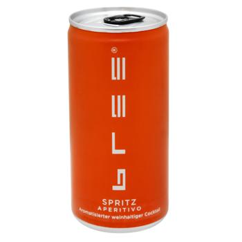 Напій винний ігристий Bree Spritz Aperitivo рожевий напівсолодкий 6,9% 200мл - купити, ціни на NOVUS - фото 1