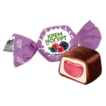 Конфеты Konti Крем-йогурт лесные ягоды - купить, цены на Чудо Маркет - фото 1