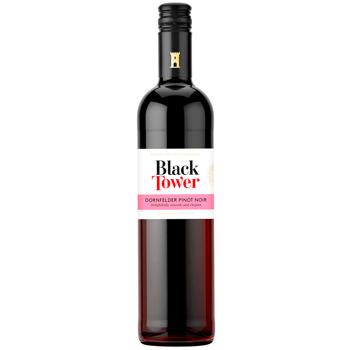 Вино Black Tower Dornfelder Pinot Noir червоне напівсухе 12% 0,75л - купити, ціни на WINETIME - фото 1