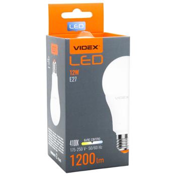 Лампа светодиодная Videx A60e 12W E27 K4100 - купить, цены на КОСМОС - фото 2