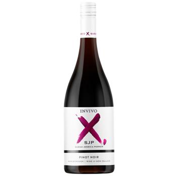 Вино Invivo X SJP Marlborough Pinot Noir красное сухое 13,5% 0,75л - купить, цены на WINETIME - фото 1