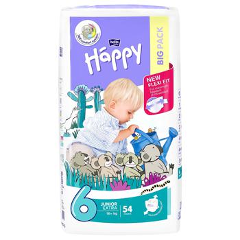 Bella Happy Junior Extra Diapers 16+kg 54pcs - buy, prices for NOVUS - photo 2