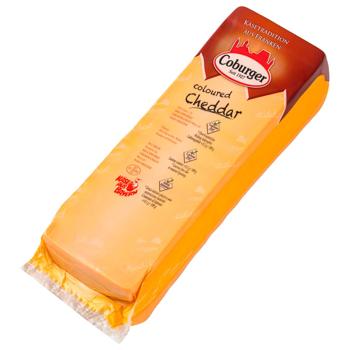 Coburger Coloured Cheddar Cheese 50% - buy, prices for Chudo Market - photo 1