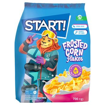 Сніданок сухий Start! Пластівці кукурудзяні глазуровані 700г - купити, ціни на КОСМОС - фото 1