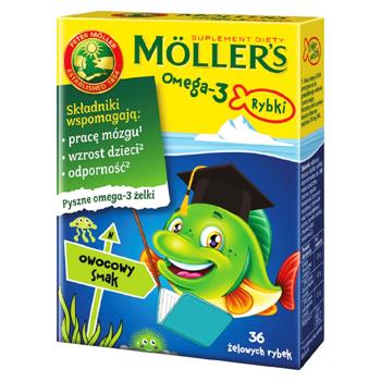 Омега-3 для дітей у формі желейних рибок, з овочевим смаком 36шт - купити, ціни на Grono - фото 1