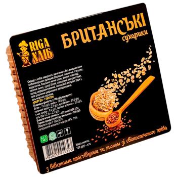 Сухарики Riga Хліб Британські 100г - купити, ціни на Епіцентр FOOD - фото 1
