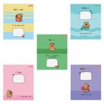 1 Veresnia Happy Capybara Notebook in a Cage A5 18 sheets