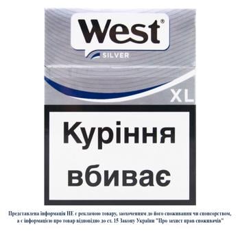 Сигареты West Original Blend Silver 25шт - купить, цены на Auchan - фото 1