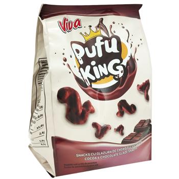 Сніданок сухий Viva Pufu King Подушечки зернові у шоколадній глазурі 85г - купити, ціни на КОСМОС - фото 2