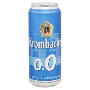 Krombacher Pils Non-alcoholic Beer 0.5l - buy, prices for Grono - photo 1