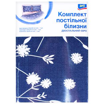 Комплект постільної білизни Aro двоспальний євро - купити, ціни на METRO - фото 1
