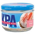 Norven Atlantic with crab meat in sauce fish caviar 160g