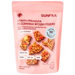 Кранч-гранола Родзинки-Ягоди Годжі Sunfill 150 г