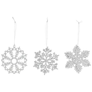 Сніжинка Actuel срібна 10см