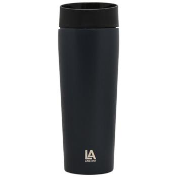 Термокружка Line Art Ofelia графітова 400мл - купити, ціни на За Раз - фото 2